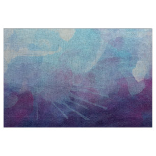 Blauer lila Watercolor spritzt Entwurf Stoff