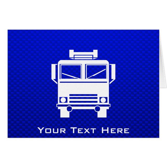 Blauer LKW (Vorderseite (Horizontal))