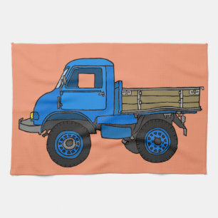 Blauer LKW Handtuch