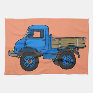 Blauer LKW Handtuch