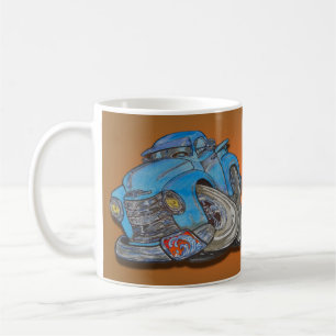 Blauer LKW Kaffeetasse