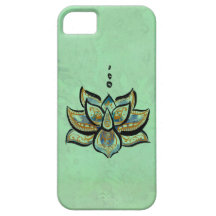 Blauer Lotos-Blume iPhone 5/5s Fall