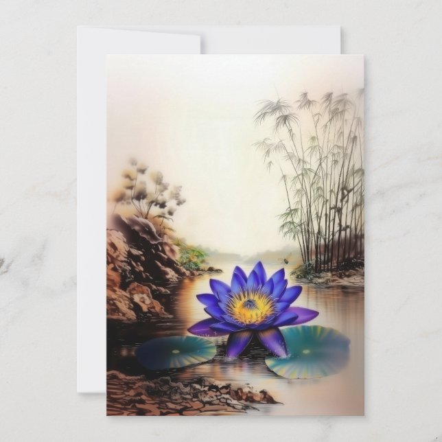 Blauer Lotus aus Muddy Waters (Vietnamesisch) (Vorderseite)