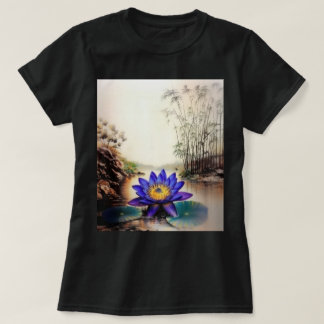 Blauer Lotus aus Muddy Waters (Vietnamesisch) T-Shirt