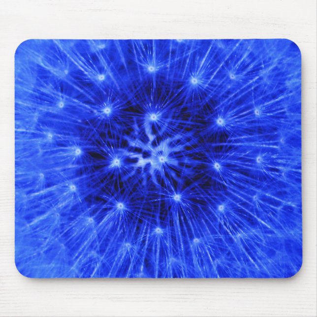 Blauer Löwenzahn Mousepad (Vorne)