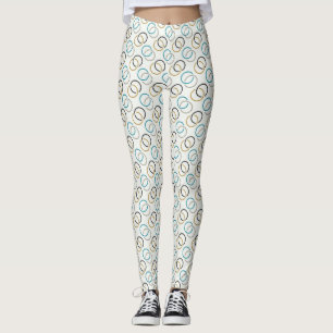 Blauer Luxus Leggings