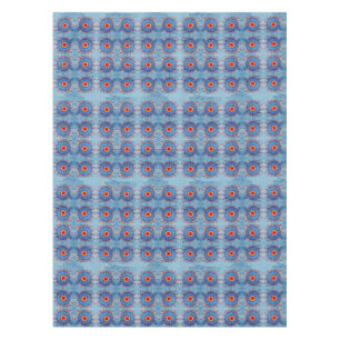 Blauer Mandala PatternTable Stoff Tischdecke