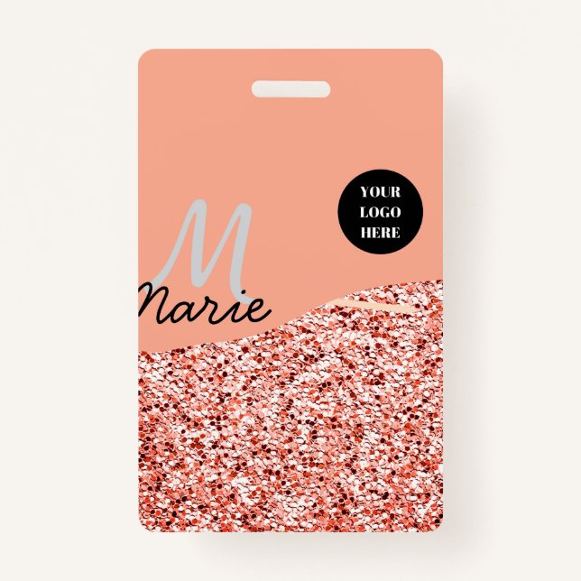 Blauer Marker Logo-Text hinzufügen Dank Rabatt Ausweis (Vorderseite)