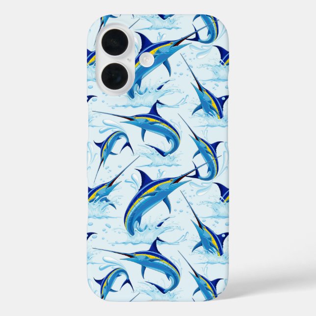 Blauer Marlin springt aus dem Ozean Case-Mate iPhone Hülle (Rückseite)