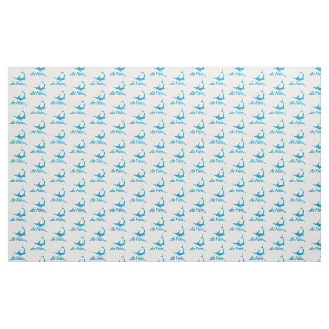 Blauer Marlin Stoff (Yard (91,4 cm))