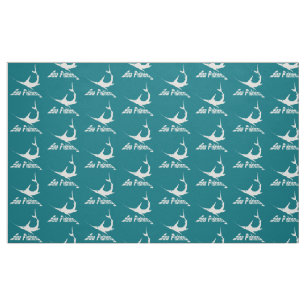 Blauer Marlin Stoff