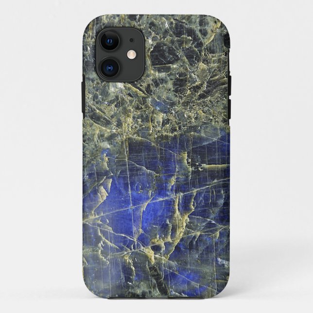 Blauer Marmor Case-Mate iPhone Hülle (Rückseite)