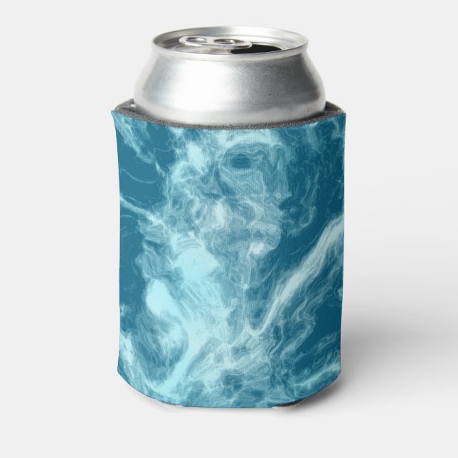 Blauer Marmor Dosenkühler (Kanne Rückseite)