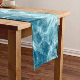 Blauer Marmor Mittelgroßer Tischläufer