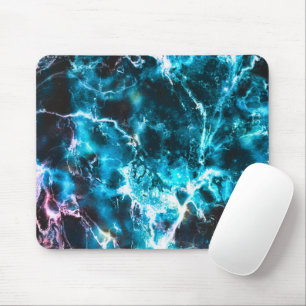 Blauer Marmor Mousepad