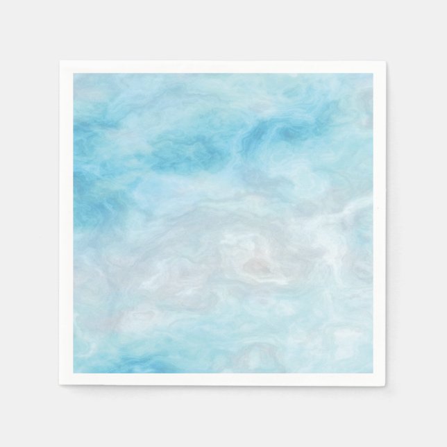 Blauer Marmor Serviette (Vorderseite)