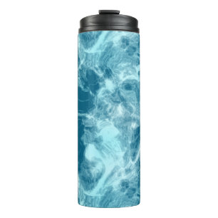 Blauer Marmor Thermosbecher