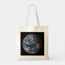 Blauer Marmorboden (Western Hemisphäre) Tragetasche