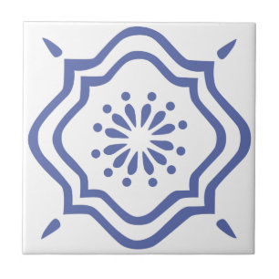 Blauer marokkanischer Kachel 6