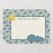 Blauer Mäuse-und Käse-Flachbildschirm danken Ihnen