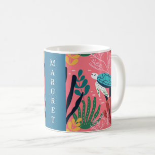 Blauer Meeresschildkröte Kaffeetasse