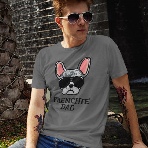 Blauer Merle Französische Bulldogge Frenchie Hund  T-Shirt
