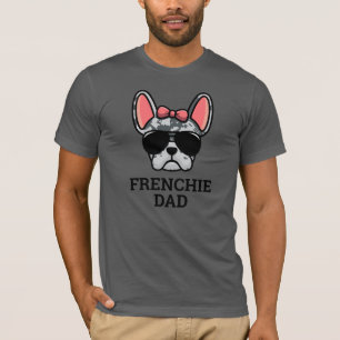 Blauer Merle Französische Bulldogge Frenchie Hund  T-Shirt