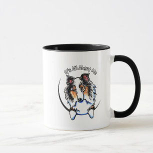Blauer Merle Sheltie IAAM Tasse