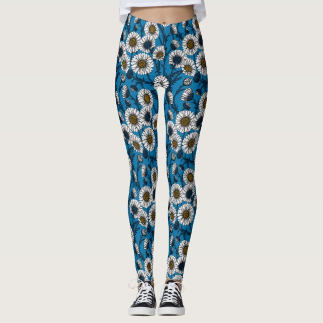 blauer Milchsektor Leggings (Vorderseite)