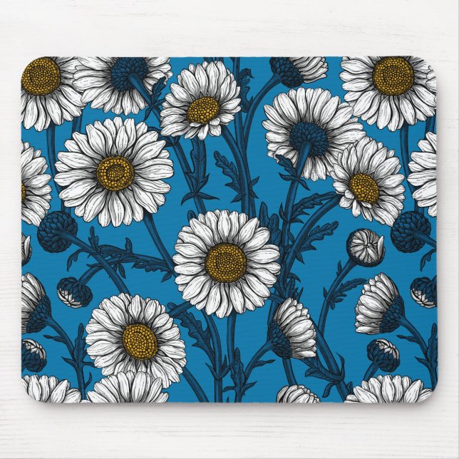 blauer Milchsektor Mousepad (Vorne)