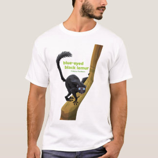 Blauer Mit Augen Lemur (Eulemur) T-Shirt