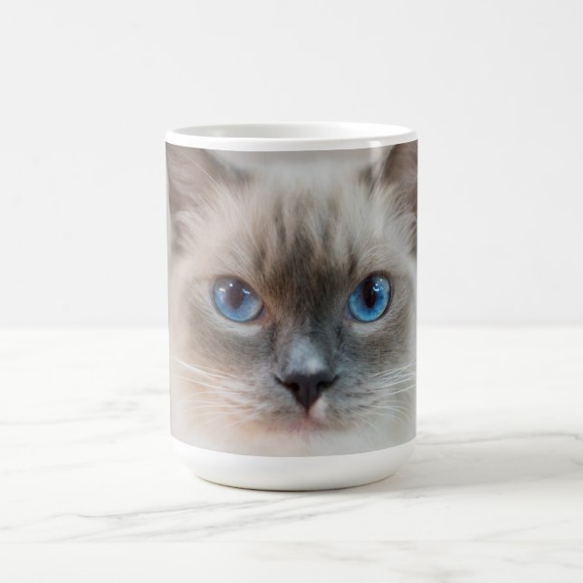 Blauer Mit Augen Ragdoll ‎ Kaffeetasse (Mittel)