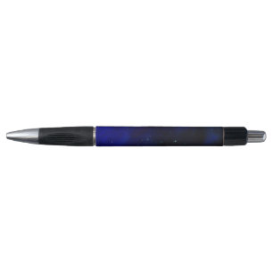 Blauer Mitternachtshimmel mit Sternen Kugelschreiber