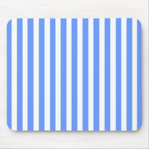 Blauer moderner Streifen Mousepad