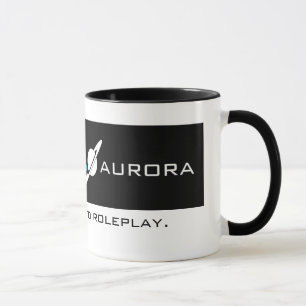Blauer Mond-Aurora-Tasse Tasse