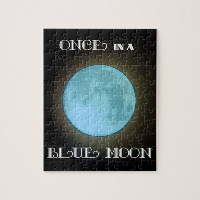 "Blauer Mond " Puzzle (Vertikal)