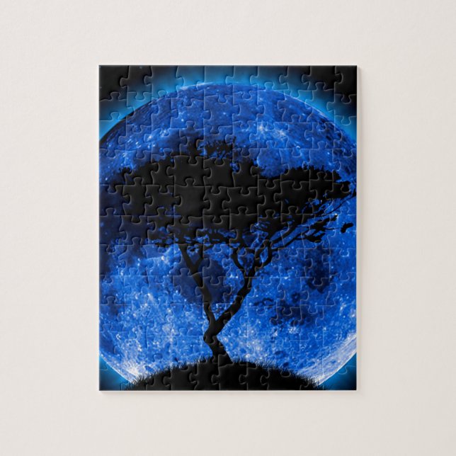 Blauer Mond Puzzle (Vertikal)