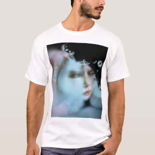 Blauer Mond-Steigen T-Shirt