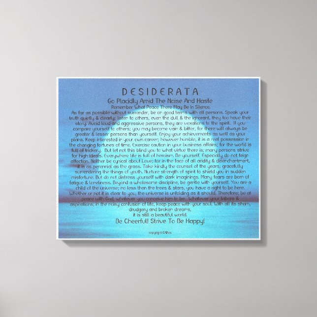 Blauer Mond steigt auf Leinwand (Vorderseite)