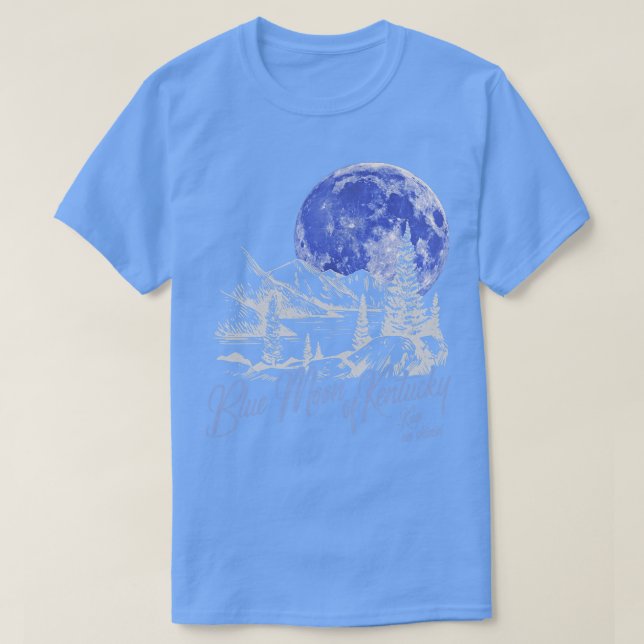Blauer Mond von Kentucky T-Shirt (Design vorne)