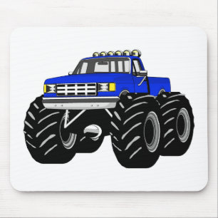 BLAUER MONSTER-LKW MOUSEPAD