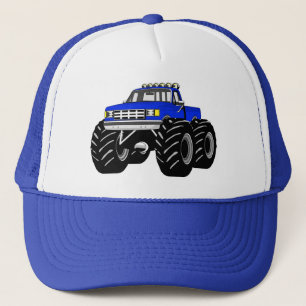 BLAUER MONSTER-LKW TRUCKERKAPPE