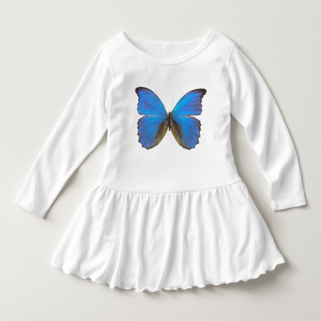 Blauer Morpho-Schmetterling Baby T-shirt (Vorderseite)