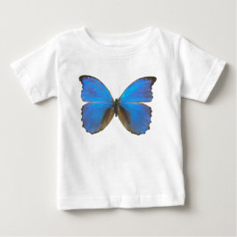 Blauer Morpho-Schmetterling Baby T-shirt