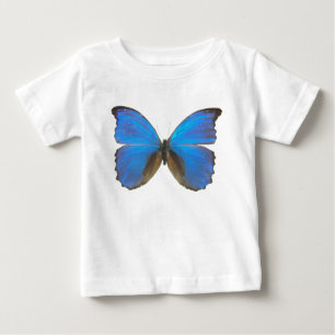 Blauer Morpho Schmetterling Baby T-shirt