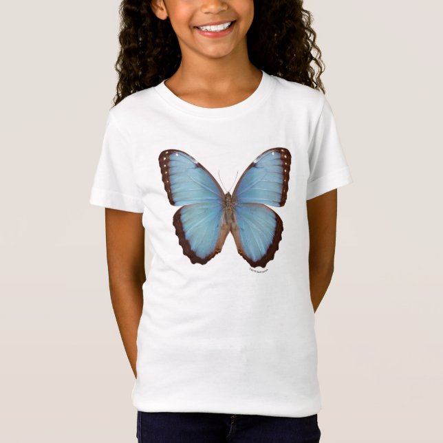 Blauer Morpho Schmetterling T-Shirt