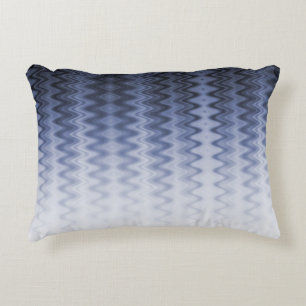 Blauer Muster Akzent Pillow Dekokissen