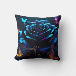 Blauer Mystischer Kissen