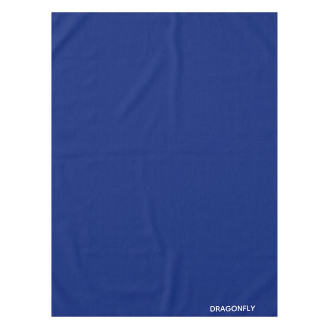 Blauer Name der Libelle Tischdecke (Vorderseite)