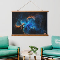 Blauer Nebel Wolken AI Konzept Kunst von Xzendor7